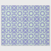 Lila und Blau Abstract Geschenkpapier (Flach)