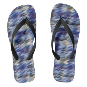 lila und blau abstrakt badesandalen