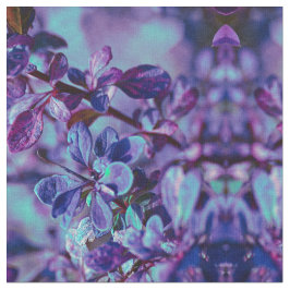 Lila und blau botanisch stoff