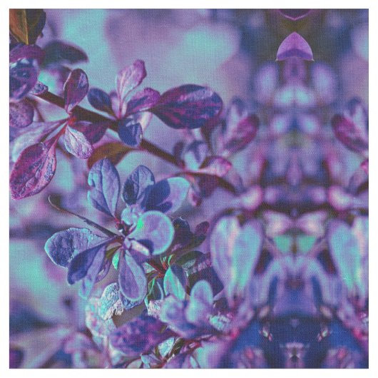 Lila und blau botanisch stoff (Nahaufnahme)