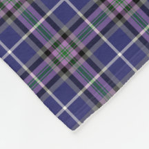 Lila und blau Clan Alexander Tartan