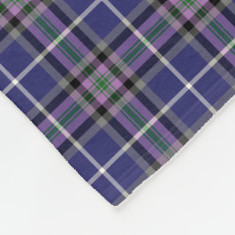 Lila und blau Clan Alexander Tartan Fleecedecke