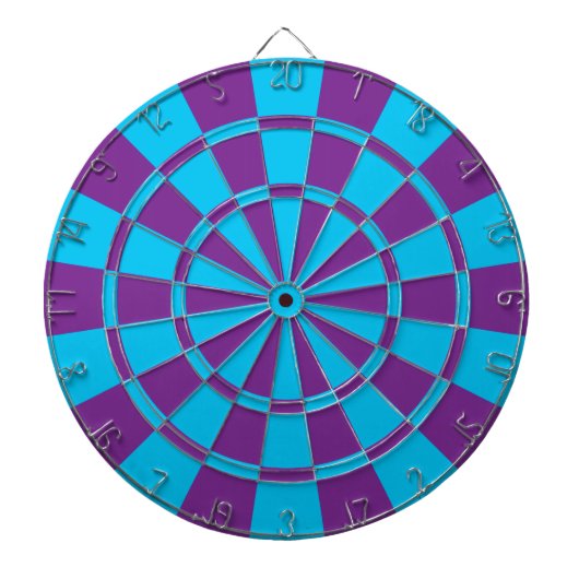 Lila und blau dartscheibe (vorne)