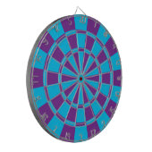Lila und blau dartscheibe (Vorderseite Links)
