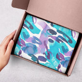 Lila und blau gestrichen Abstrakt Seidenpapier