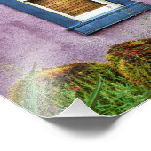 Lila und blau im Südwesten Fotodruck (Ecke)