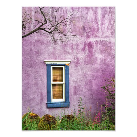 Lila und blau im Südwesten Fotodruck (Vorne)