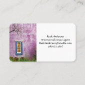 Lila und blau im Südwesten Visitenkarte (Vorderseite)