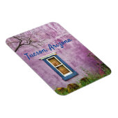 Lila und blau in Südwesttucson, Arizona Magnet (Rechte Seite)