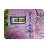 Lila und blau in Südwesttucson, Arizona Magnet (Horizontal)