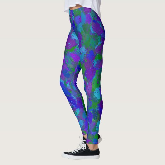 Lila und blau leggings (Links)