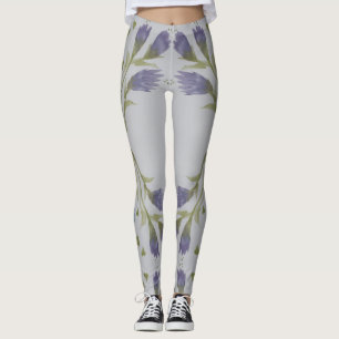 Lila und blau leggings