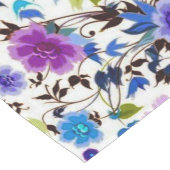 Lila und blau mittelgroßer tischläufer (Ecke)