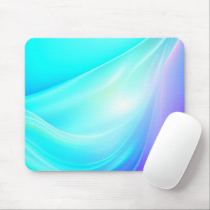 Lila und blaue Abstrakte Ai Art Silky Satin Rolls Mousepad