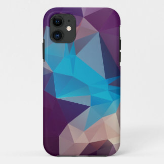 Lila und blaue Abstrakte Pyramide Art Case-Mate iP iPhone Hülle