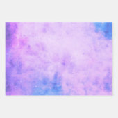 Lila und blaue Aquarellgalaxie Geschenkpapier Set (Vorderseite 2)