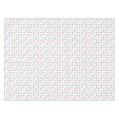 Lila und blaue Blume Print, moderne Blumendrucke Tischdecke (Vorderseite (Horizontal))