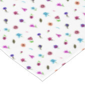 Lila und blaue Blume Print, moderne Blumendrucke Tischdecke (Schrägansicht)