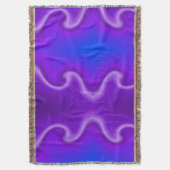 Lila und blaue Farbkombination Decke (Vorderseite Vertikal)