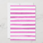 Lila und blaue Floral Pumpkins Fall Sweet 16 Einladung (Rückseite)