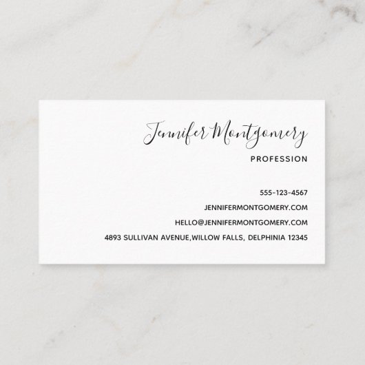 Lila und blaue Galaxie Weltraum Abstrakt Visitenkarte (Rückseite)