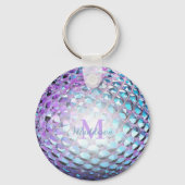 Lila und blaue Gem suchen nach ihr Schlüsselanhänger (Vorderseite)