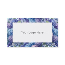 Lila und blaue Hydrangea-Visitenkarten