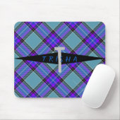 Lila und blaue Karierte Mousepad - HAMbyWG (Mit Mouse)