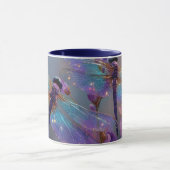 lila und blaue Libellen Tasse (Zentrum)