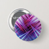 Lila und blaue Lichtstrahlen Muster Button (Vorne & Hinten)