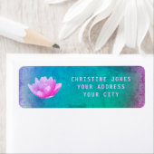 lila und blaue Lotus-Blume (Insitu)