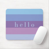 Lila und blaue Palette gestrichen | Hallo Mousepad (Mit Mouse)