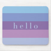 Lila und blaue Palette gestrichen | Hallo Mousepad (Vorne)