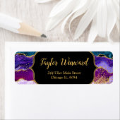 Lila und blaue Pfauenhalle (Insitu)