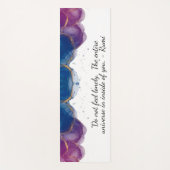 Lila und blaue Yogamatte (Vorderseite)