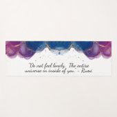 Lila und blaue Yogamatte (Vorderseite (Horizontal))