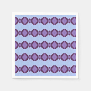 Lila und blauer Designer Napkins Serviette