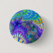 Lila und blauer Melt Button (Vorderseite)
