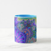 Lila und blauer Melt Tasse (Zentrum)