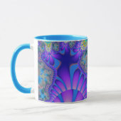 Lila und blauer Melt Tasse (Links)