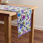 Lila und blauer Mitteltisch Kurzer Tischläufer (Beispiel)