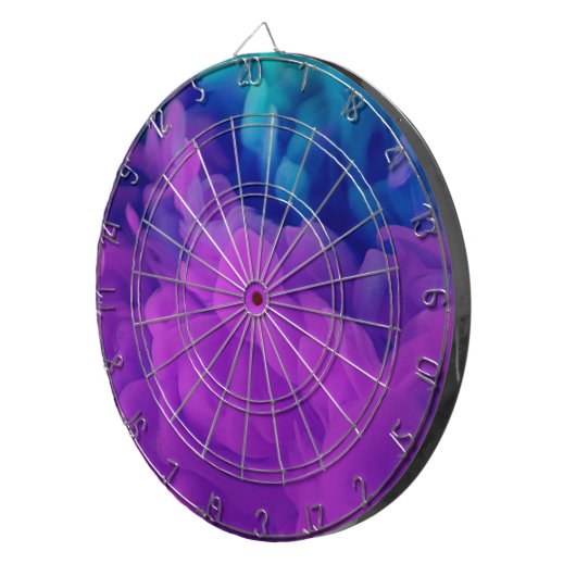 Lila und blaues Digitalrauchen Dartscheibe (Vorderseite rechts)