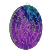 Lila und blaues Digitalrauchen Dartscheibe (Vorderseite Links)