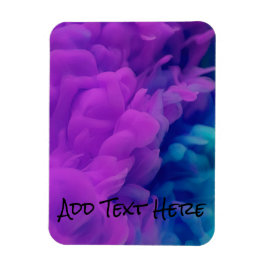 Lila und blaues Digitalrauchen Magnet