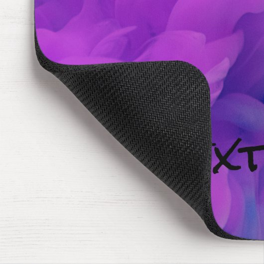 Lila und blaues Digitalrauchen Mousepad (Ecke)