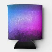 Lila und blaues Eis Dosenkühler (Rückseite)