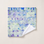 Lila und blaues Handtuch-Set Badhandtuch Set (Waschlappen)