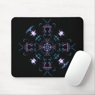 Lila und blaues Mandala Mousepad