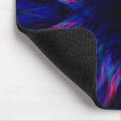 Lila und blaues Muster Mousepad (Ecke)