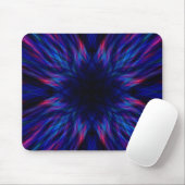 Lila und blaues Muster Mousepad (Mit Mouse)
